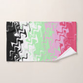 Drapeau de fierté récipromantique abstrait ondoyan (Serviette à main)