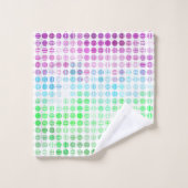 Drapeau de fierté Toric abstrait boho éclectique G (Gant de toilette)
