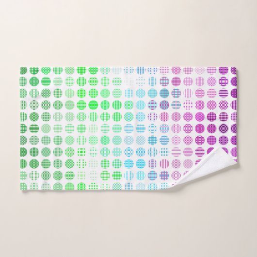 Drapeau de fierté Toric abstrait boho éclectique G (Serviette à main)
