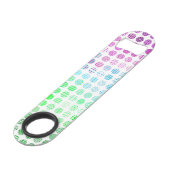 Drapeau de fierté Toric abstrait boho éclectique G (Dos Angle)