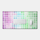 Drapeau de fierté Toric abstrait boho éclectique G (Clavier et souris)