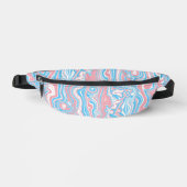 Drapeau de fierté trans Hippie Bohème Groovy Vague (Recto)