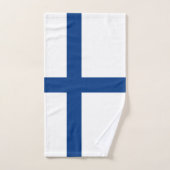 Drapeau de Finlande (Serviette à main)