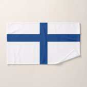 Drapeau de Finlande (Serviette à main)