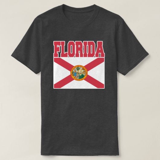 Drapeau de Floride T-Shirts (Design devant)