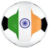 Drapeau de football patriotique indien (Tourné)