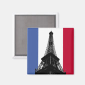 Drapeau de France Magnet (Recto/Verso)