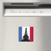 Drapeau de France Magnet (In Situ (Lave-vaisselle))