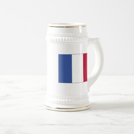 Drapeau de France Mug (Devant droit)