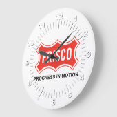 Drapeau de Frisco (Texas) Grande Horloge (Angle)