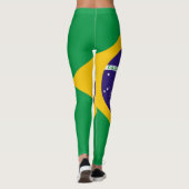 Drapeau de Funny Leggings Brésil|Cadeaux super Noë (Dos)