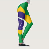 Drapeau de Funny Leggings Brésil|Cadeaux super Noë (Droite)