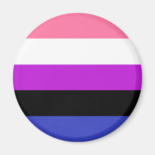 Drapeau de genre LGBT Magnet