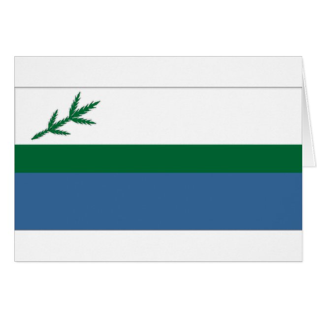 Drapeau de gens du pays du Canada Labrador (Devant horizontal)