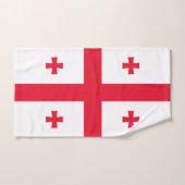 Drapeau de Géorgie (Serviette à main)