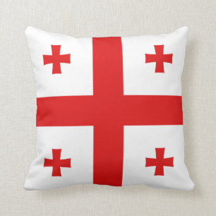 Drapeau de Géorgie x Coussin du drapeau