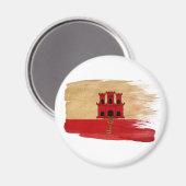 Drapeau de Gibraltar Magnets (Recto/Verso)