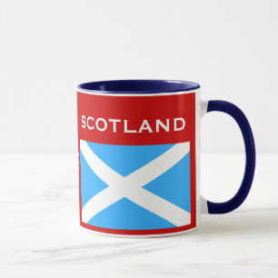 Drapeau de Glasgow* Ecosse et tasse de crête