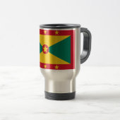 Drapeau de Grenade Voyage / Mug Commuter (Devant droit)