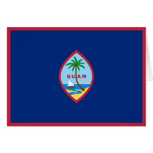 Drapeau de Guam (Devant horizontal)
