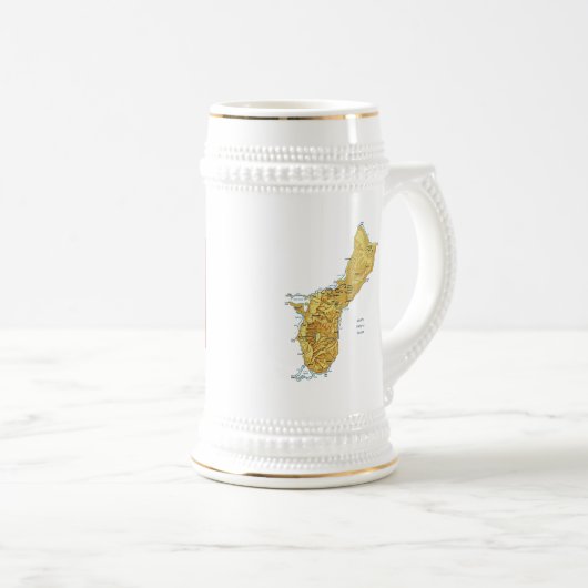 Drapeau de Guam ~ Plan Mug (Devant droit)