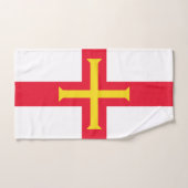 Drapeau de Guernesey (Serviette à main)