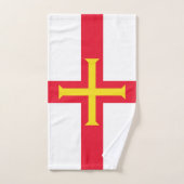 Drapeau de Guernesey (Serviette à main)