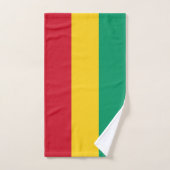 Drapeau de Guinée (Serviette à main)