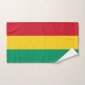 Drapeau de Guinée (Serviette à main)