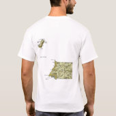 Drapeau de Guinée équatoriale + Carte + T-shirt (Dos)