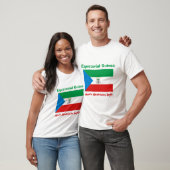 Drapeau de Guinée équatoriale + Carte + T-shirt (Unisexe)