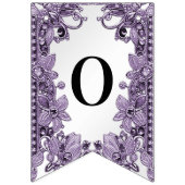 Drapeau de guirlande florale en pierre précieuse v (Deuxième drapeau)