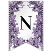 Drapeau de guirlande florale en pierre précieuse v (Troisième drapeau)