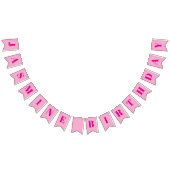 Drapeau de guirlande "Jasmine Birthday" (Tout)
