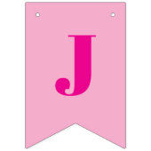 Drapeau de guirlande "Jasmine Birthday" (Premier drapeau)