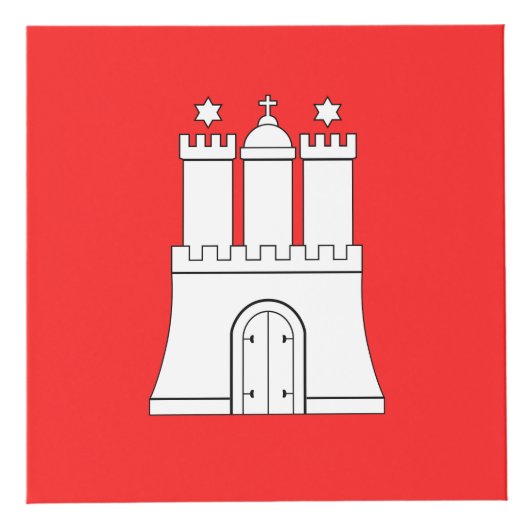 Drapeau de Hambourg Cube (Droite)