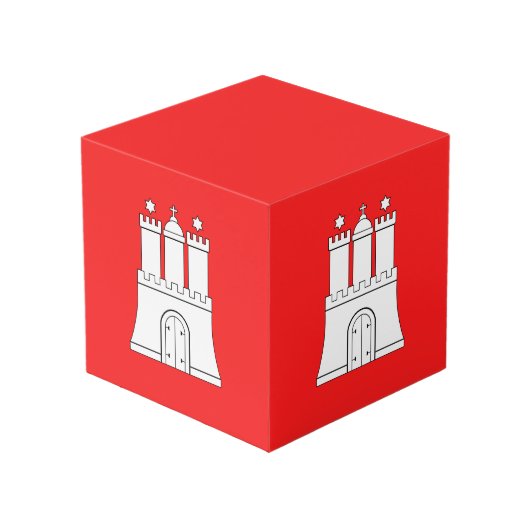 Drapeau de Hambourg Cube (Angle arrière)