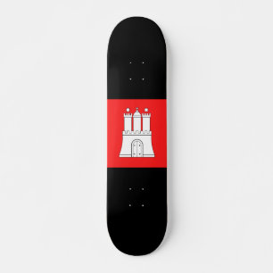 Drapeau de Hambourg Skateboard
