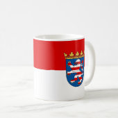 Drapeau de Hesse Coffee Mug (Devant droit)