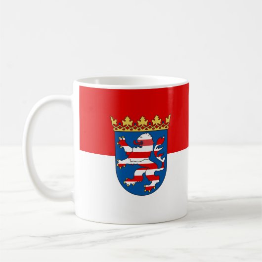 Drapeau de Hesse Coffee Mug (Gauche)