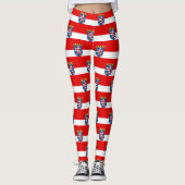 Drapeau de Hesse Leggings (Devant)