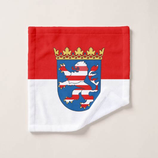 Drapeau de Hesse linge (Gant de toilette)