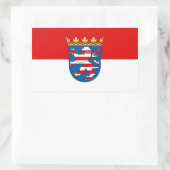 Drapeau de Hesse Sticker rectangulaire (Sac)