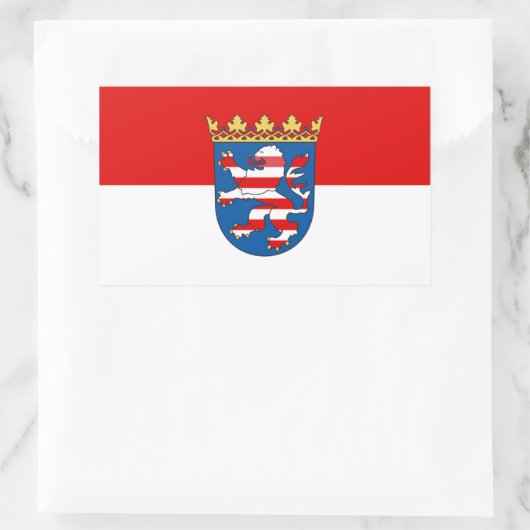 Drapeau de Hesse Sticker rectangulaire (Sac)