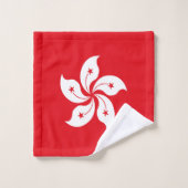 Drapeau de Hong Kong (Gant de toilette)