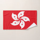 Drapeau de Hong Kong (Serviette à main)