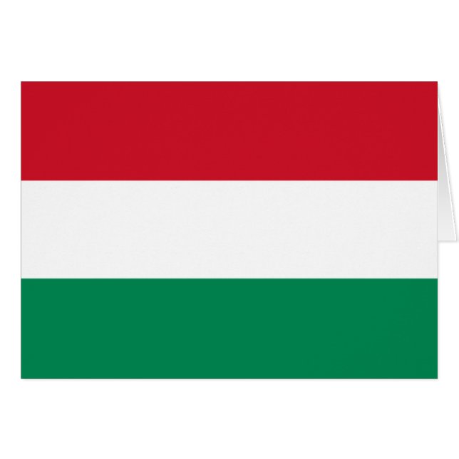 Drapeau de Hongrie (Devant horizontal)