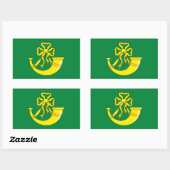 Drapeau de Huntingdonshire Sticker rectangulaire (Feuille)
