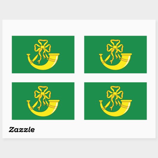 Drapeau de Huntingdonshire Sticker rectangulaire (Feuille)