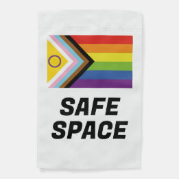 Drapeau De Jardin Drapeau Jardin Progressif Inclusif LGBTQ Espace Sé